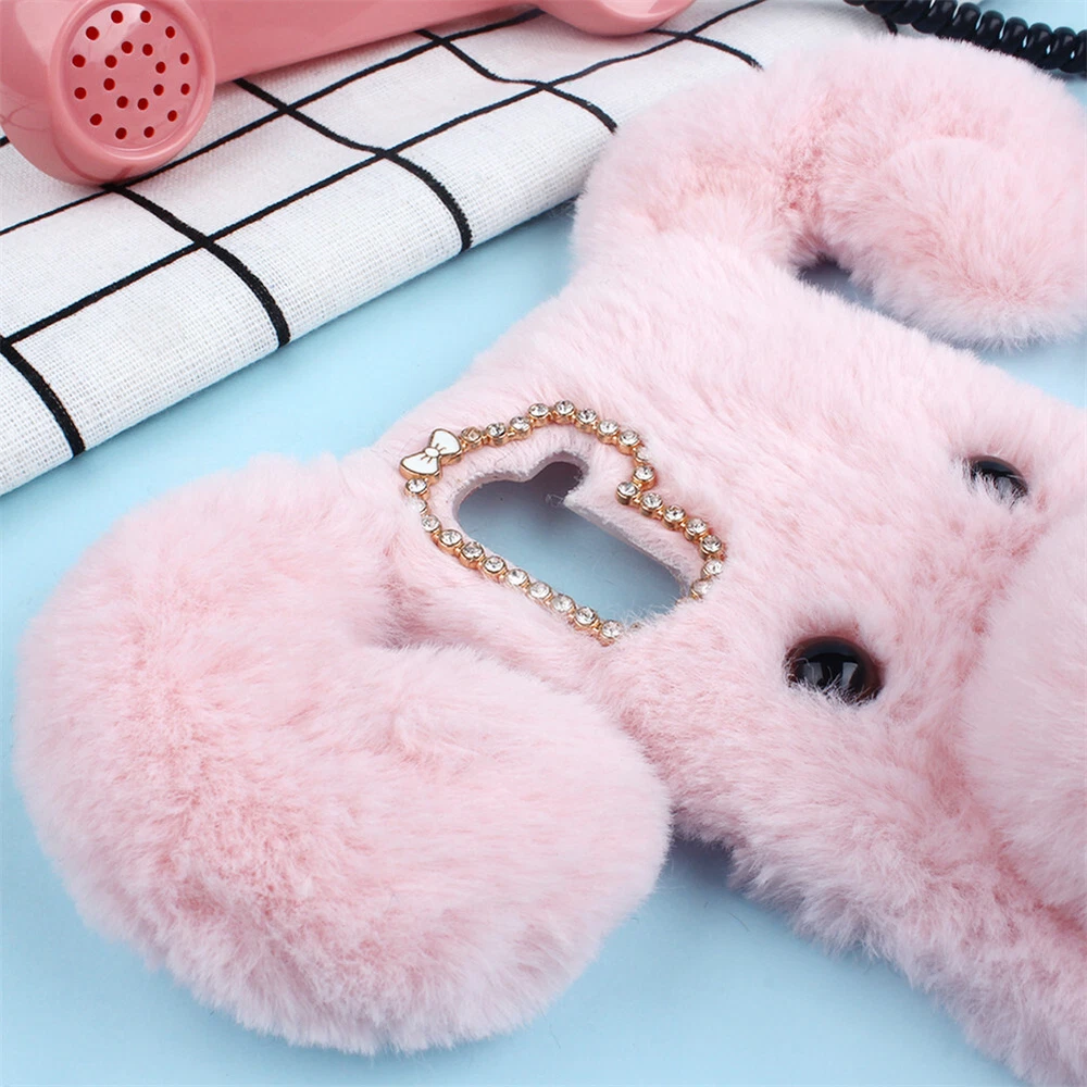 Phone Case Cute Furry Cover Soft Skin For Galaxy S21 S21+ S21Ultra S21FE
