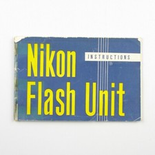 Nikon S-2 - Nikon Flash Unit BC-IV - Vintage Manual - Instruction Booklet