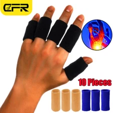 Finger Sleeves Brace Support Splint Arthritis Triggger Finger Compression Sport