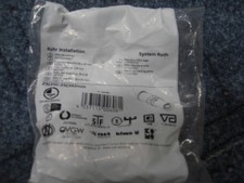 ROTH Kunststoff PPSU Kupplung 25 x 25 mm, inkl. 2 Presshülsen NEU