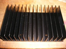 Wakefield Heatsink 6.5" x 4" x 1.75" Anodized Black 1.5 lbs