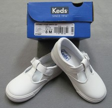toddler white leather keds