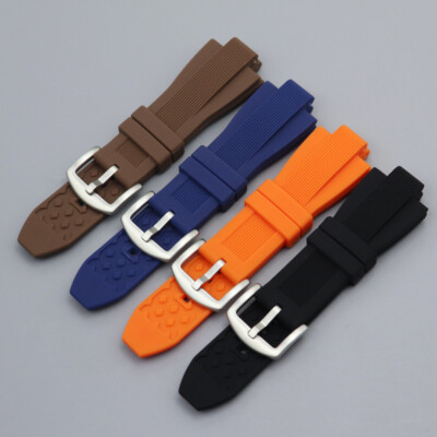 Premium Rubber Silicone Watch Strap Band Multicolored Fit Michael Kors 13*29mm