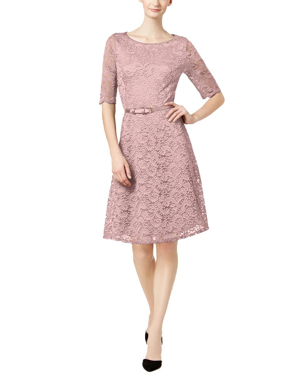 Women's petite top pink dresses