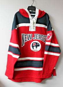 Sweat à Capuche New Jersey Devils NHL – Homme XL Rouge – Majestic