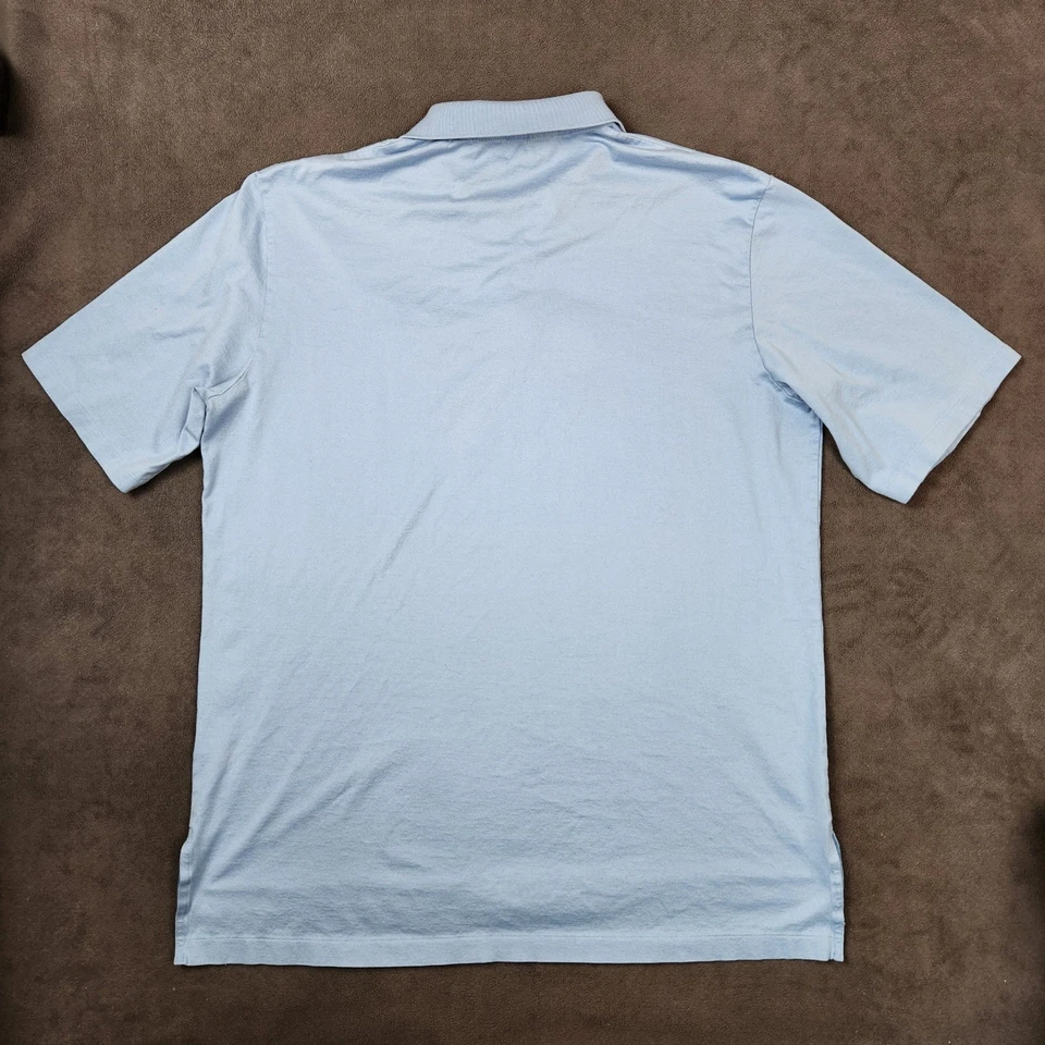 Polo Golf Ralph Lauren Polo Shirt Mens Large Blue Pima Cotton Whistling Straits - Image 3 of 4