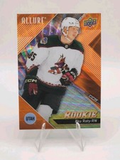 2024-25 Allure Hockey Aku Raty Orange Slice RC Utah