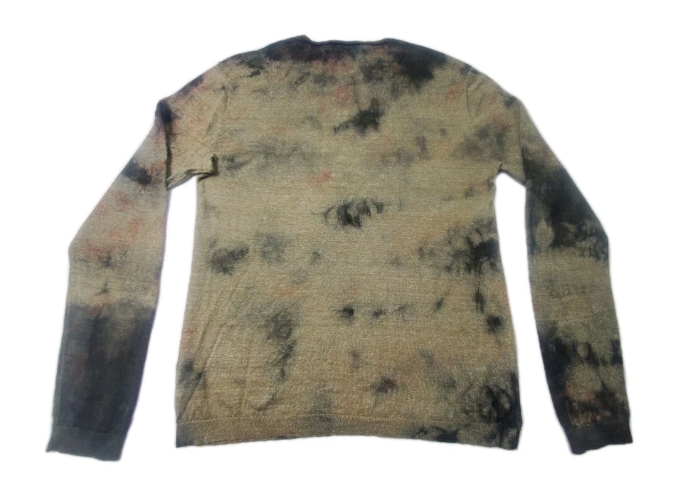 Suéter de Lujo John Varvatos Henley Para Hombres Talla Grande Manga Larga Causal Adulto Top Foto 2 de 4