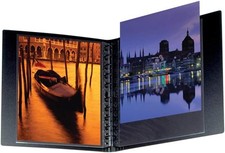 Itoya ProFolio Multi-Ring Refillable Binder - Portrait, 8.5" x 11" - Black