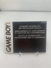 Game Boy Consumer Information and Precautions Booklet - Game Boy - Manual Only