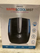 🎥 HoMedics Warm & Coolmist Ultrasonic Humidifier UHE-WM15TGT LARGE 1.4 G👍