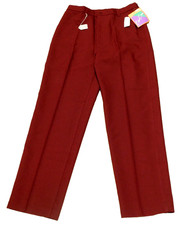 NWT Vtg Levi's Bend Over Slacks Trousers Pants Women's Size 18 - Burgundy 32x32