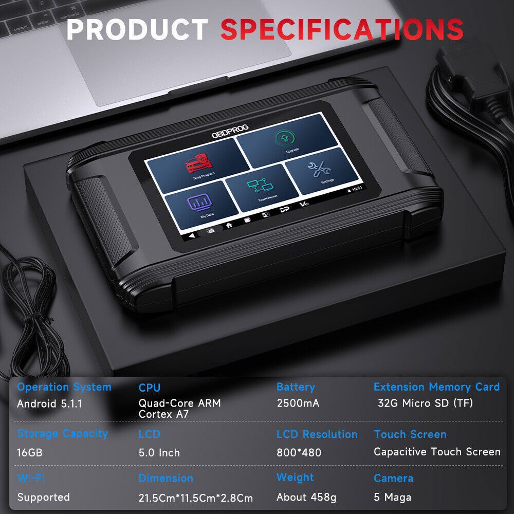 OBDPROG M500 Mileage Odometer Correction Diagnostic Oil Reset Tool For FORD/GM