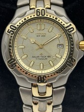 Corona atornillada Citizen Eco-Drive Titanium WR200 Solar-Tech 180 7871-H00325 39 mm