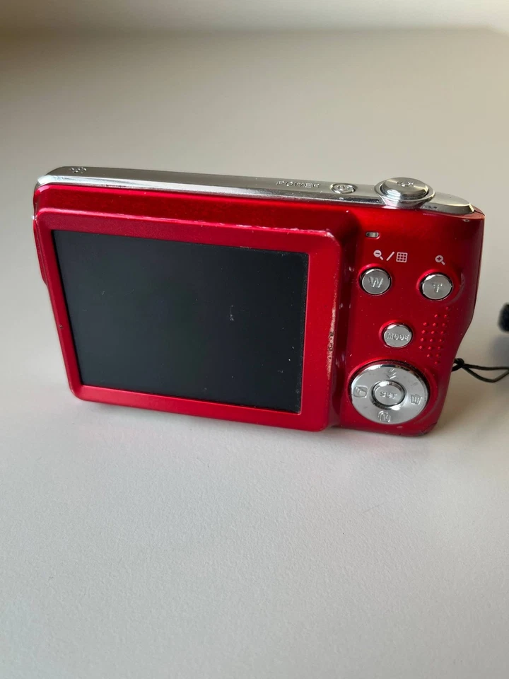 Polaroid IEX29 18MP 10x Zoom Digital CCD Camera in Red w/ Battery USB  WORKS - Image 4 of 4