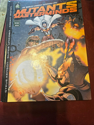 Mutants & Masterminds RPG Core Rulebook Hardcover 2002 Green Ronin Superhero D20