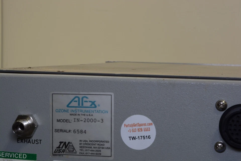 IN-2000-3 / UV OZONE ANALYZER, MODEL IN-2000 / AFX - Image 2 of 4