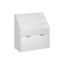 Bibliothèque enfant à roulettes Blanc, H.70 cm ATMOSPHERA