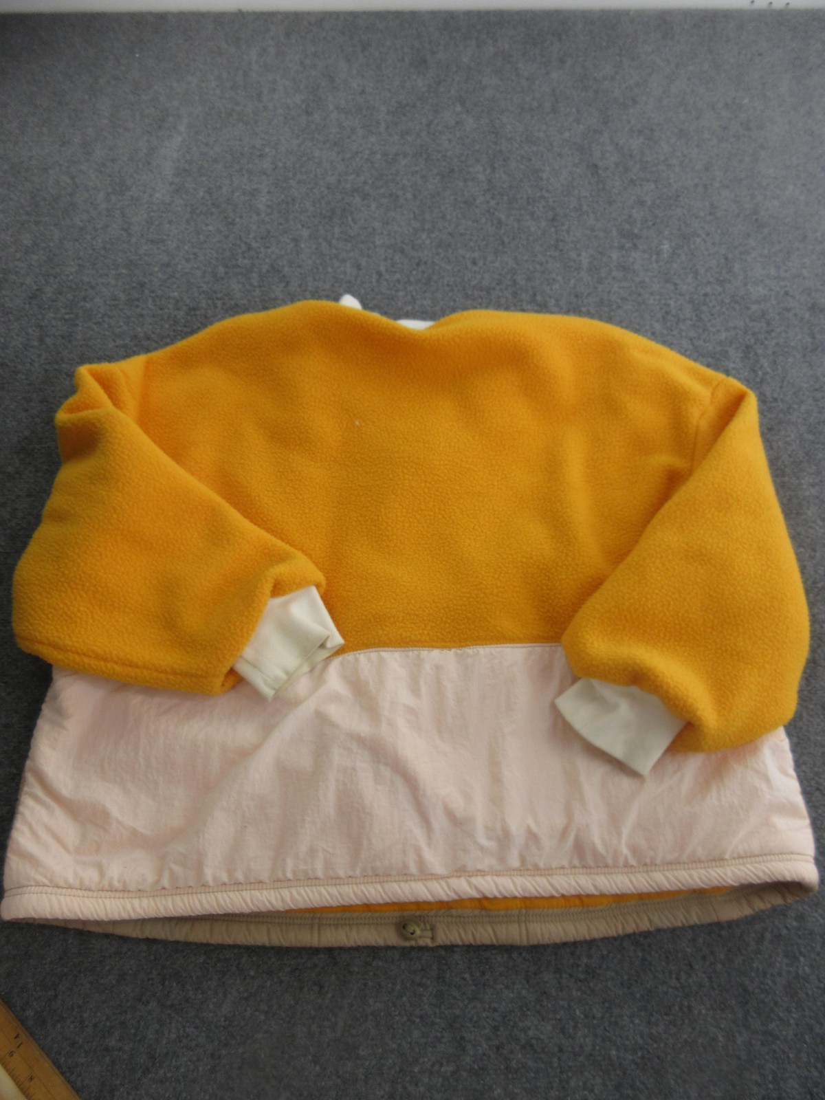 Fabletics Jacket Womens 2X Yellow Colorblock Flee… - image 11