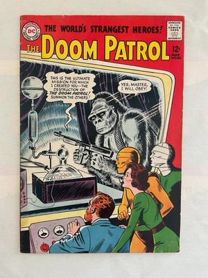Doom Patrol #86 1st Team Appearance Of The Brotherhood Of Evil DC 1964.