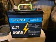 12V 30Ah LiFePO4 Lithium Iron Phosphate Battery Deep Cycle RV Marine Solar NEW