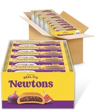 Newtons Fig Bars, Soft Fruit Chewy Cookies, 40 Snack Packs 2 Per Pack, 4 Boxes 