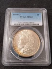 1884-O Morgan Silver Dollar $1 PCGS MS65 Rim Toning