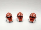 Star Wars Vintage Clone Wars 332nd Clone Trooper 3.75" Figure Helmets Lot of x3