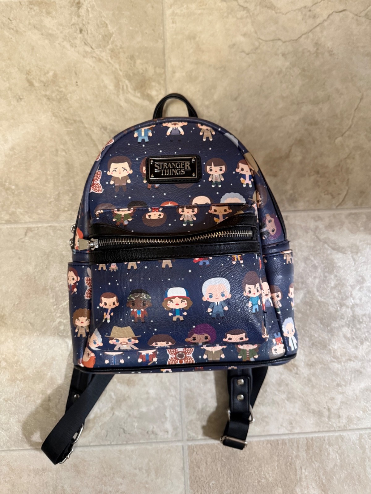 Loungefly Stranger Things Mini Backpack Chibi Cha… - image 1