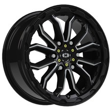 16x6.5 Vision 410 Korupt Satin Black Wheels 6x130 45mm Set Of 4