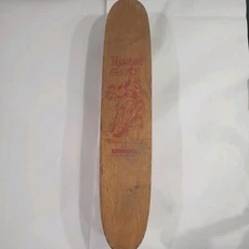 RARE Vintage Antique Wood Wooden Sidewalk Skateboard Surfboard Hawaiian Surf!