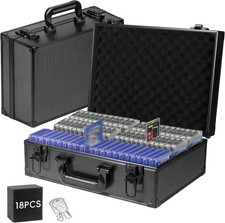 Trading Card Storage Box for 3" X 4" 35pt Toploaders 600 , Sturdy Secure Large