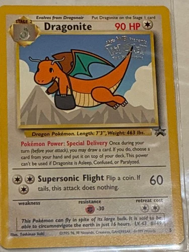 Pokémon TCG Dragonite Black Star Promo Card #5