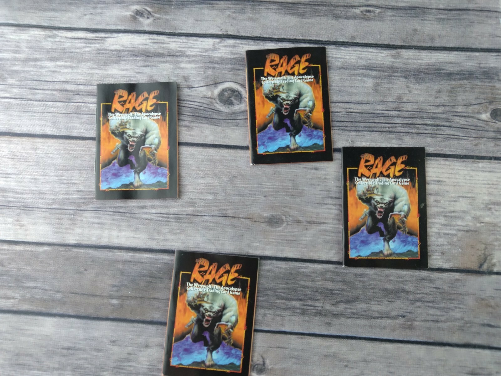 Rage werewolf card game Instruction Booklet Lot Of 4 | eBay