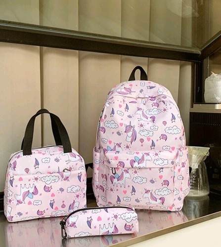 Mochila Escolar Para Niños Para Libros Y Lapto Logo Dinosaurio Y Carro - Picture 2 of 5