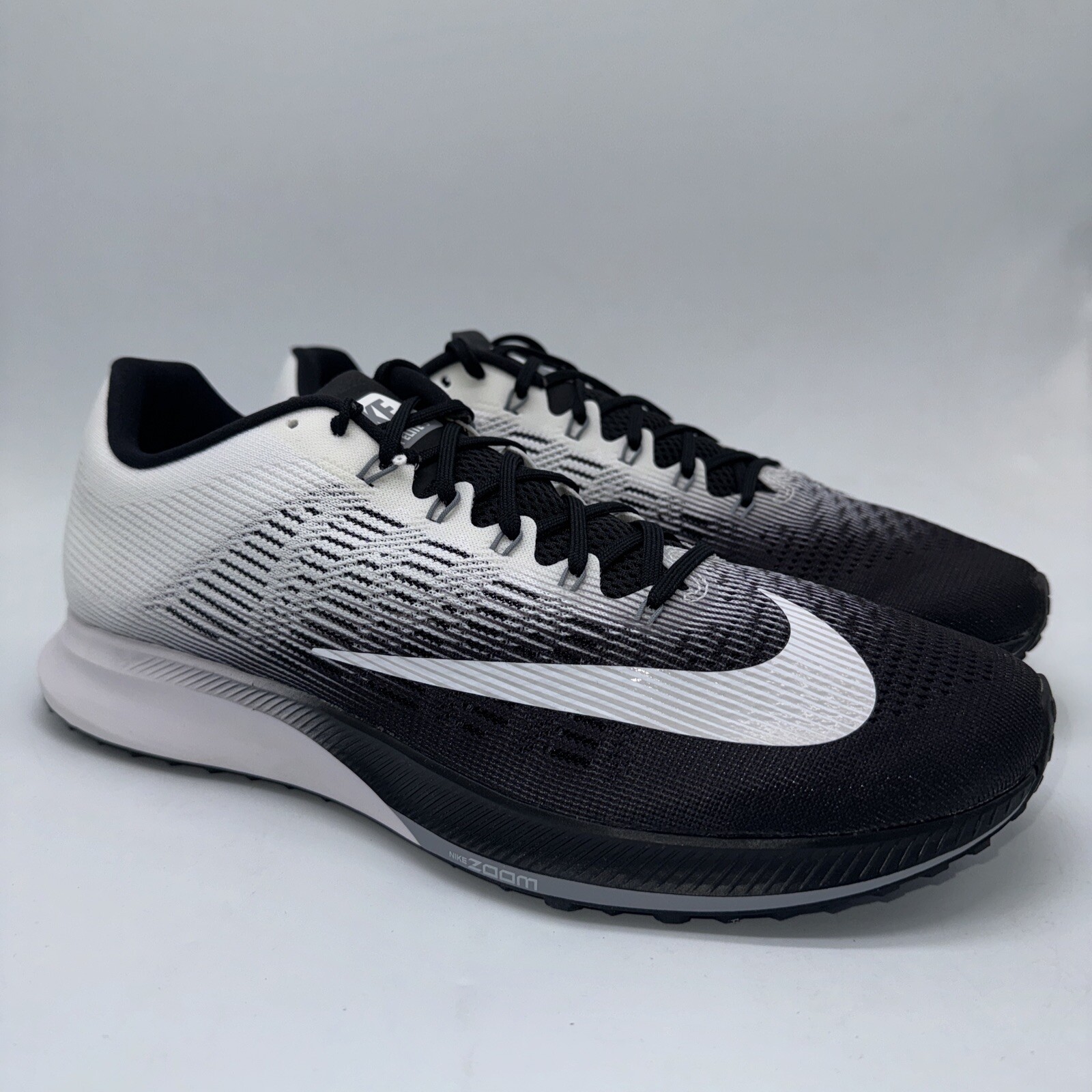 Nike Mens Air Zoom Elite 9 863769-001 Black Running Shoes Sneakers Size 11