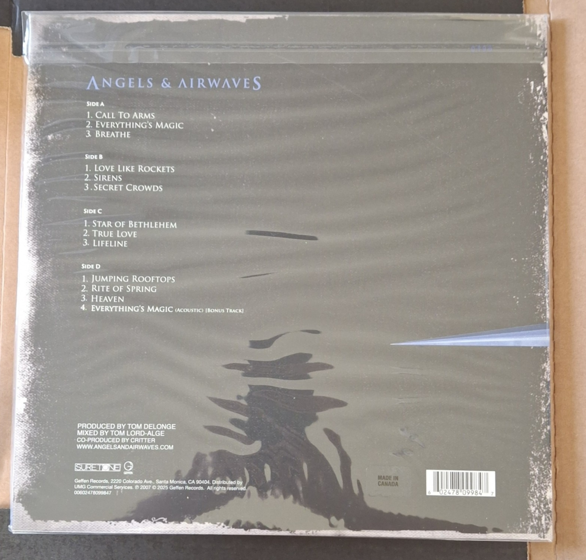 SEALED* ANGELS & AIRWAVES I-EMPIRE 2LP Vinyl 45 RPM Blue IVC