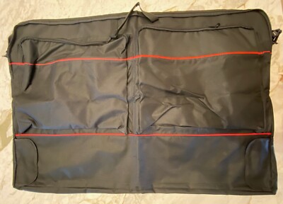 Whiteboard Easel Carrying Case Bag Black with Accessory Pockets