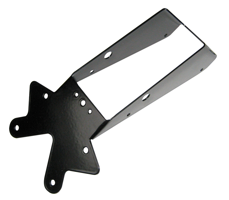 Support de Plaque Yamaha YZF R6 2006-2020 en Aluminium Noir Matt