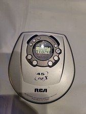 Vintage RCA RP-2365B Silver Portable Compact Discman CD Player 4X ESP Tested