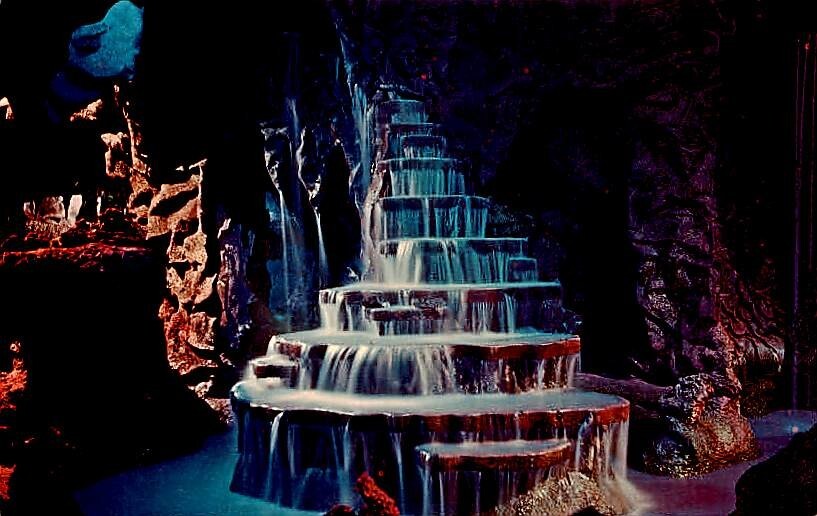 Postcard Rainbow Caverns Disneyland Anaheim California