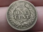 1860-1864 Copper Nickel Indian Head Cent Penny- Fine Details, Partial LIBERTY