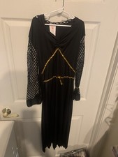 Rubies Bewitched Witch Costume Dress Hooded Child Size Large 12-14