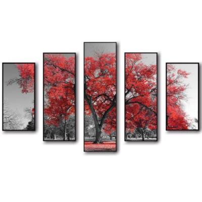 5pc Canvas Wall Art Framed Nature Floral Canvas Wall Art Set Wall Decor 60x40''