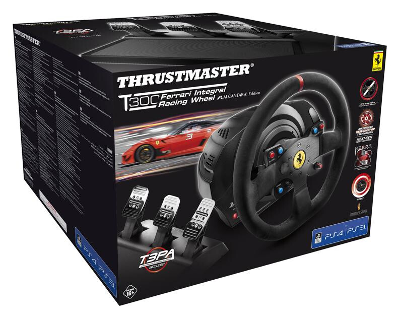 ThrustMaster T300 Ferrari Integral Racing Wheel Alcantara Edition  