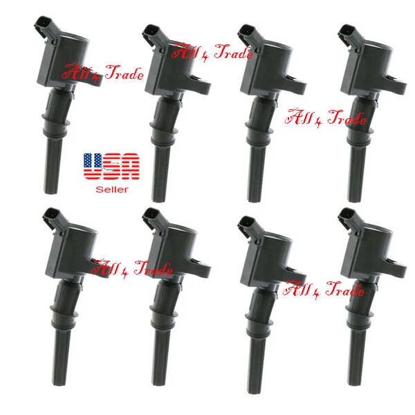Set of 8 Street Fire Ignition Coil W Connector Fit 04-08 Ford 4.6 / 5.4L 3-Valve - Image 2 of 4
