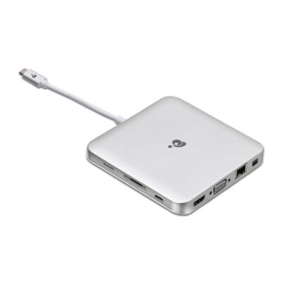 Iogear Kompakte USB-C Dockingstation mit PD-Pass-Thru (GUD3C03)