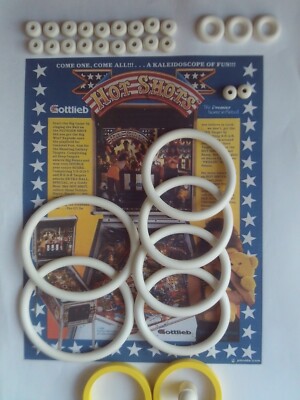 Kit Complet Flipper Gottlieb Ice Revue - Billes, Ampoules, élastiques - Neuf Pour Pinball