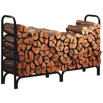 Log Rack With Cover Wood Storage Unit Outdoor Fire Pit Stand