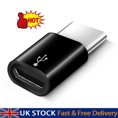 Micro USB Female to Type C Male Converter USB-C Adapter Connector Q9W8 R6D5 T0Z2 - Picture 7 of 9